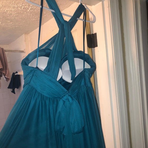Teal bridesmaid dress from allure - Picture 4 of 5